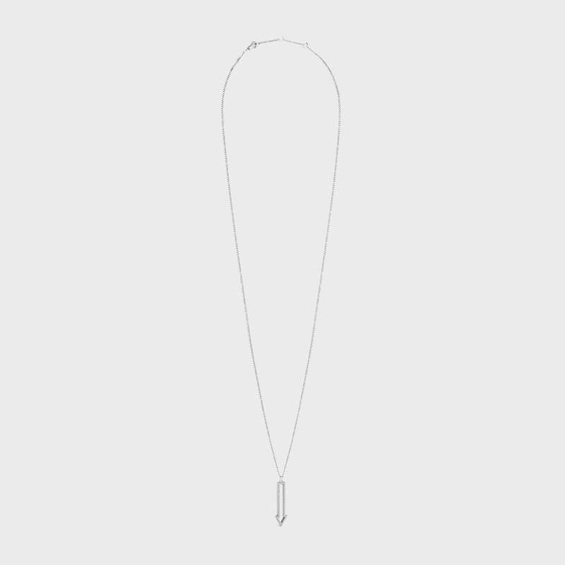 Celine Arrow In Brass With Rhodium Finish And Crystals Kolye Gümüş | CL-591667