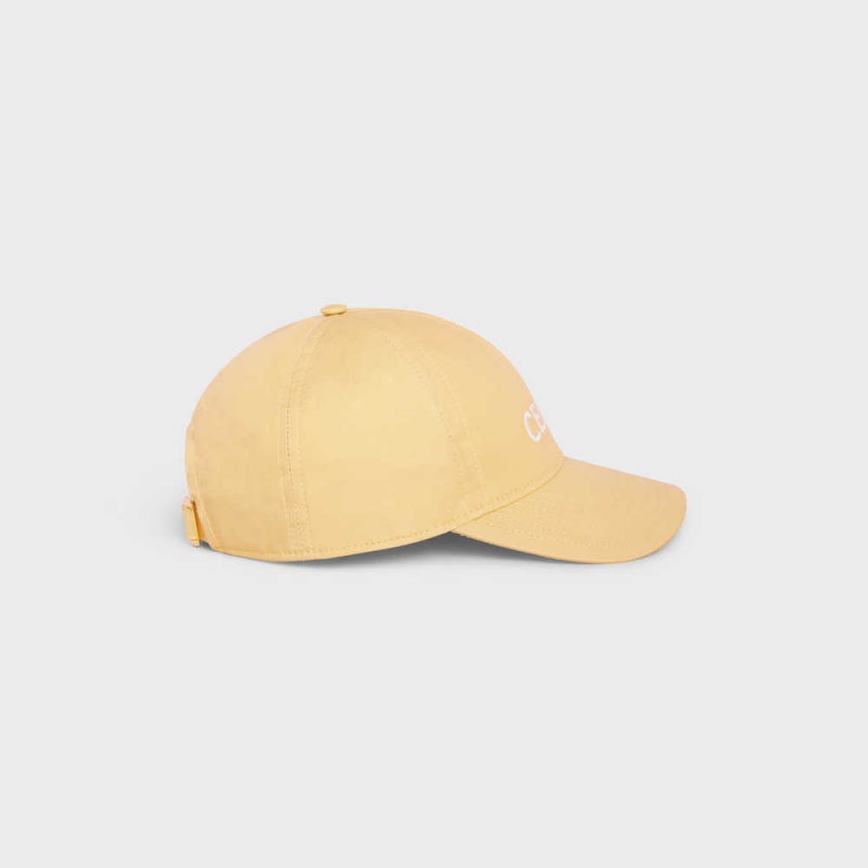 Celine Baseball In Pamuklu Şapka Sarı | CL-592365