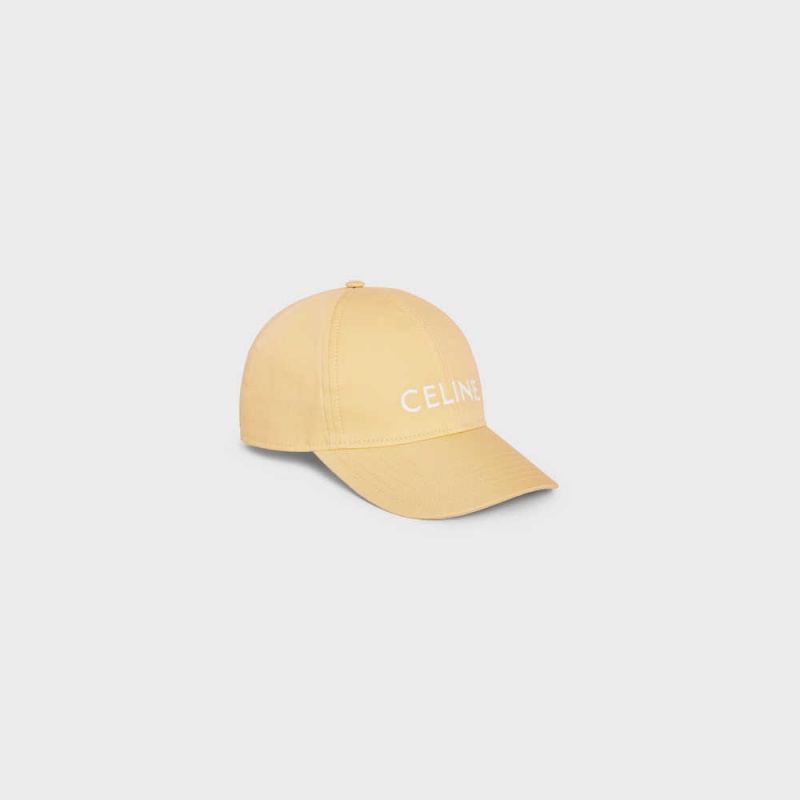 Celine Baseball In Pamuklu Şapka Sarı | CL-592365