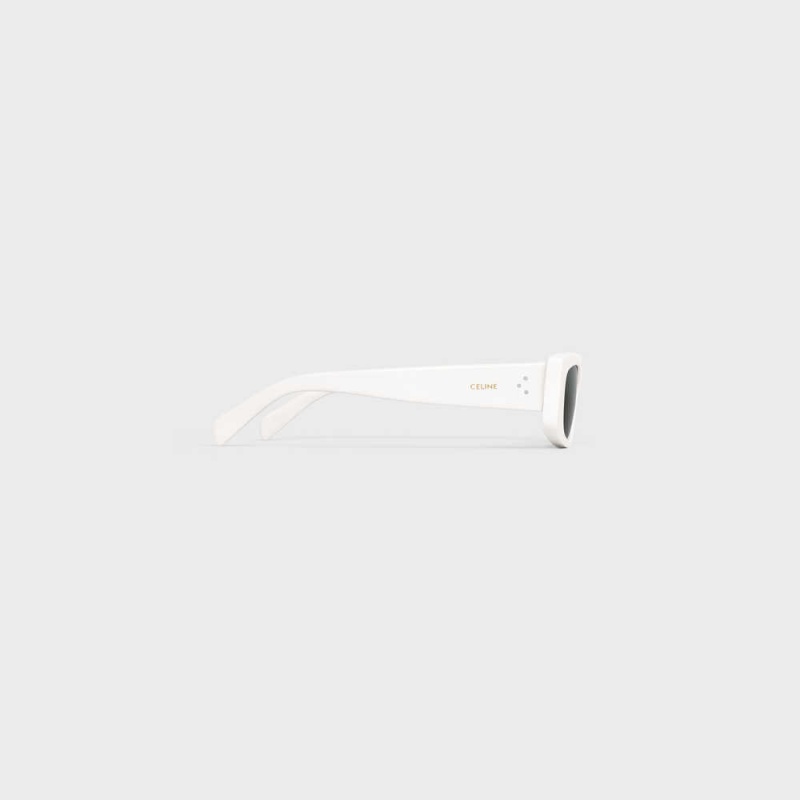 Celine Baskılı S258 In Acetate Güneş Gözlüğü Beyaz | CL-592413