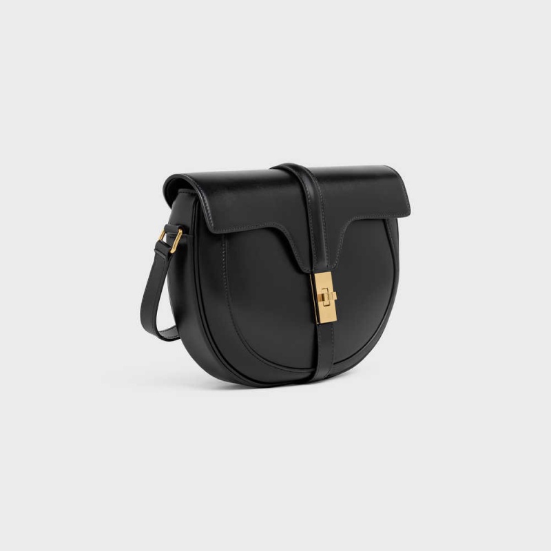 Celine Besace In Satinated Calfskin 16 Siyah | CL-593283