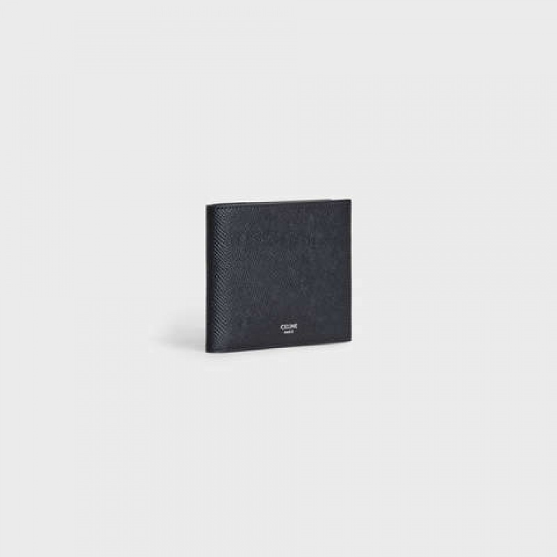 Celine Bi-fold With Coin Compartment In Grained Calfskin Cüzdan Siyah | CL-591787