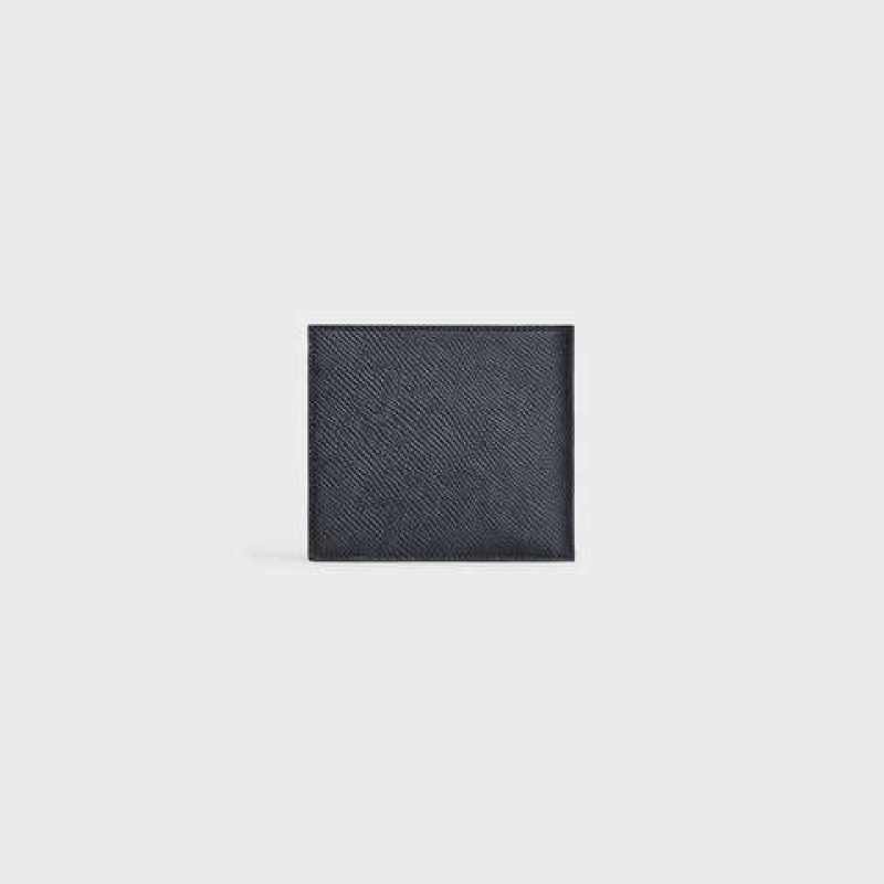 Celine Bi-fold With Coin Compartment In Grained Calfskin Cüzdan Siyah | CL-591787