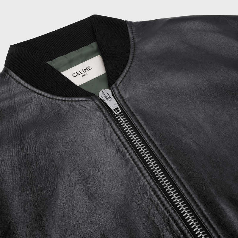 Celine Blouson In Soft Leather Siyah | CL-591926