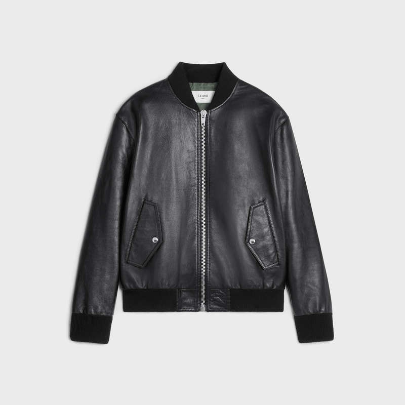 Celine Blouson In Soft Leather Siyah | CL-591926