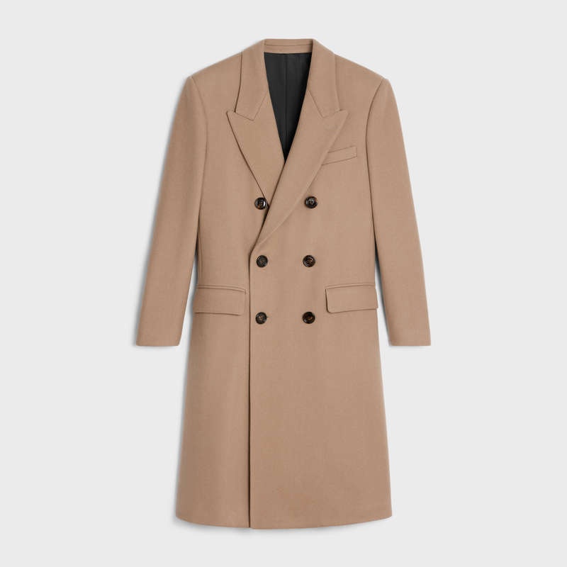 Celine Boxy In Cashmere Cloth Kaban Koyu Kahverengi | CL-591980
