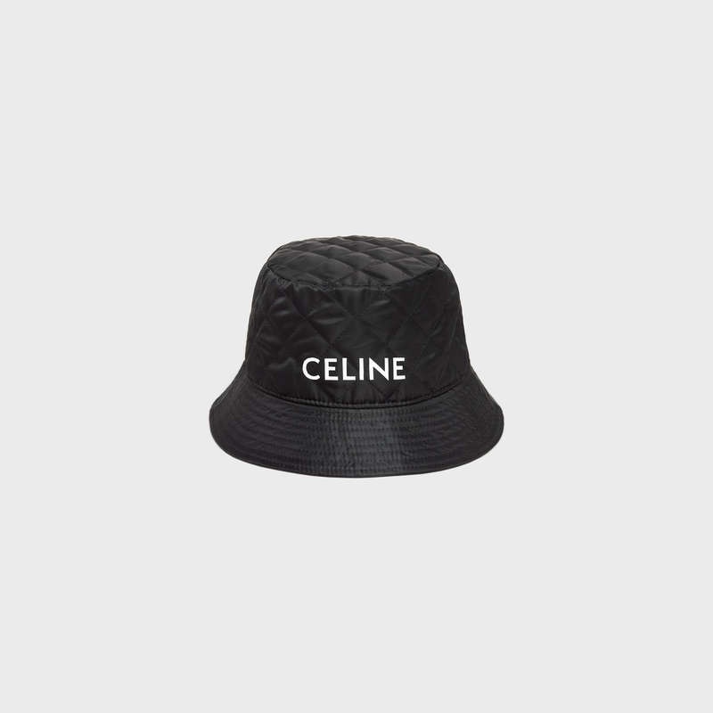 Celine Bucket In Naylon Twill Şapka Siyah | CL-591706
