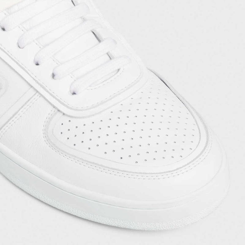 Celine C01 Z Trainer High In Calfskin Spor Ayakkabı Beyaz | CL-592541