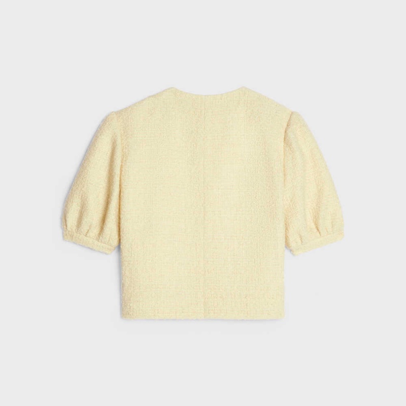 Celine Cardigan In Bouclé Tweed Mont Kayısı Rengi | CL-592629