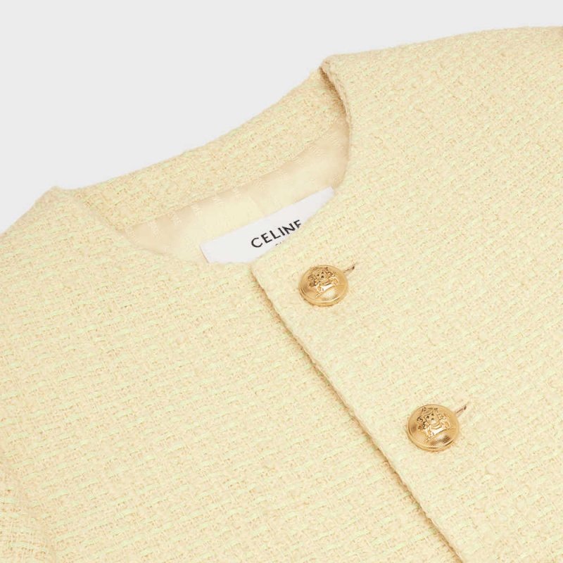 Celine Cardigan In Bouclé Tweed Mont Kayısı Rengi | CL-592629