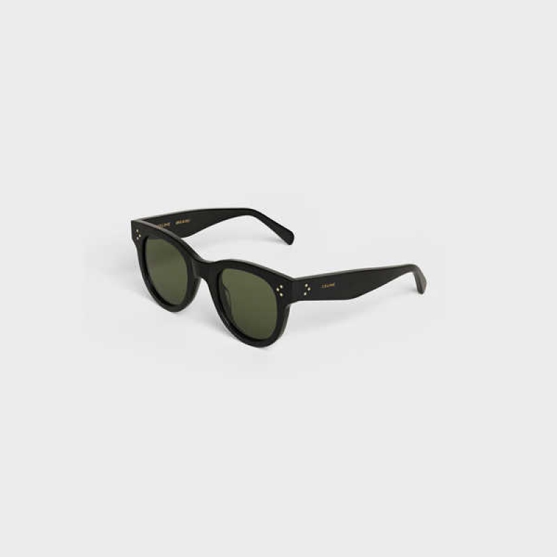 Celine Cat Eye S003 In Acetate With Mineral Glass Lenses Güneş Gözlüğü Siyah | CL-592427