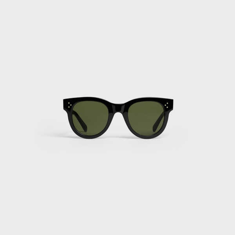 Celine Cat Eye S003 In Acetate With Mineral Glass Lenses Güneş Gözlüğü Siyah | CL-592427
