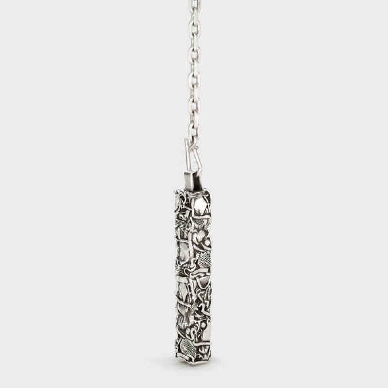 Celine CéSar Project Compression In Sterling Silver Kolye Gümüş | CL-592290