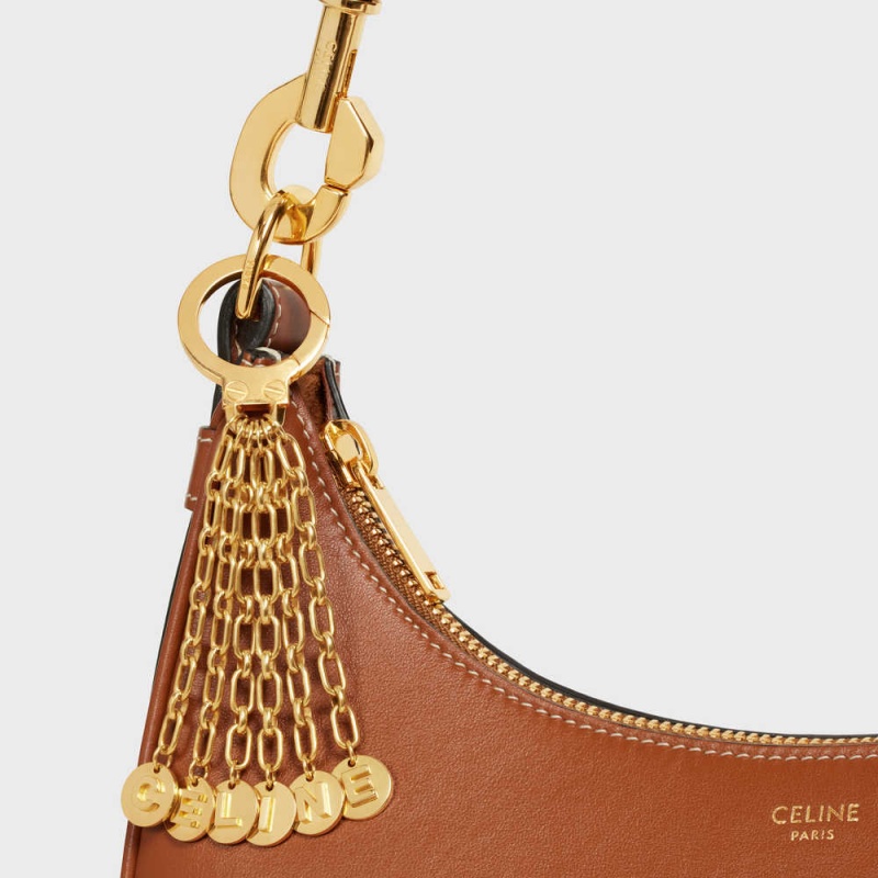 Celine Celine Medals Charm In Brass Küçük Deri Ürünler Altın | CL-592919