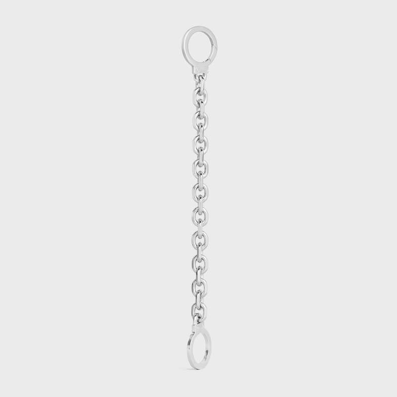 Celine ChaîNe Triomphe Golden Handcuff In Sterling Silver With Rhodium Finish Bilezik Gümüş | CL-591657