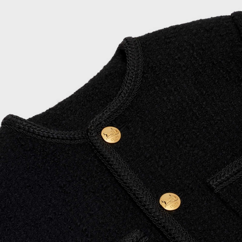 Celine Chasseur In Boucle Natte Mont Siyah | CL-592639
