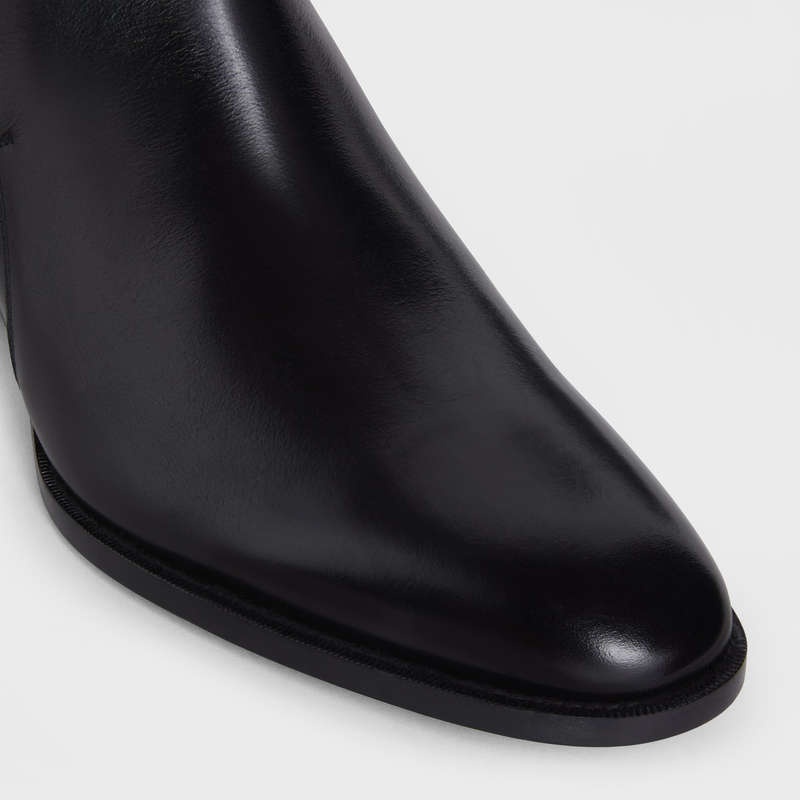 Celine Drugstore Jodhpur In Shiny Calfskin Bot Siyah | CL-591871