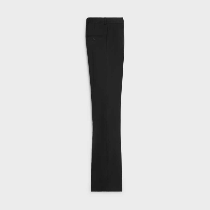 Celine Dylan In Cashmere Flannel Pantolon Siyah | CL-592733