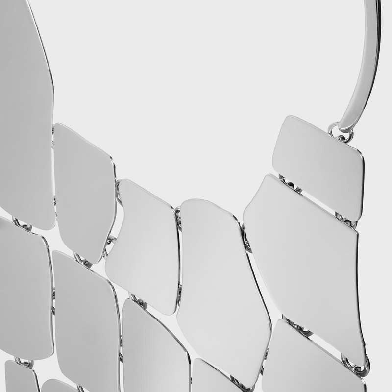 Celine Dysfunctional Bauhaus In Brass With Rhodium Finish Kolye Gümüş | CL-591671