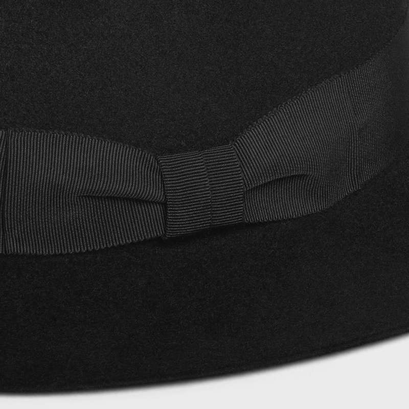 Celine Fedora In Felt Şapka Siyah | CL-591722