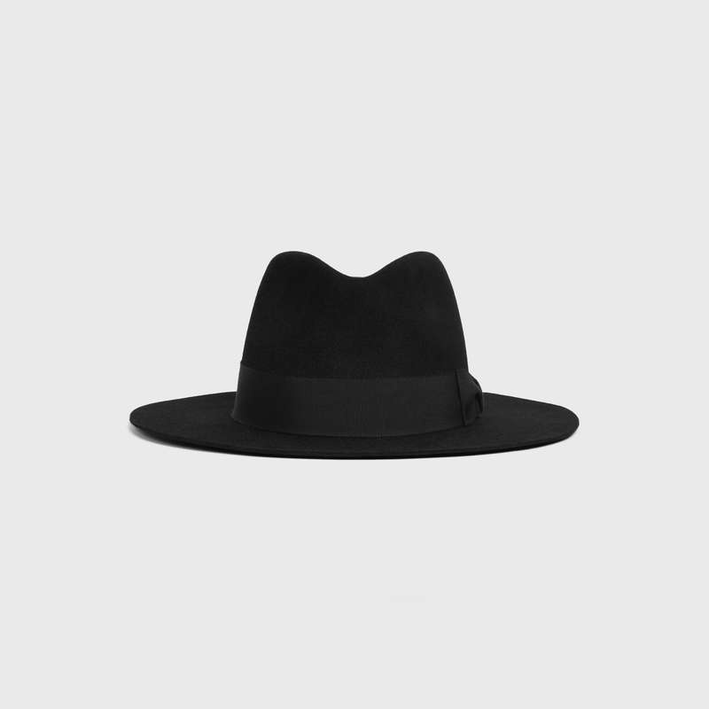 Celine Fedora In Felt Şapka Siyah | CL-591722