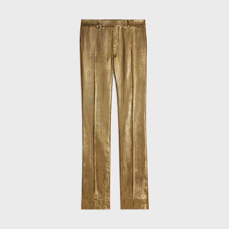 Celine Flared In Milleraie Lurex Pantolonlar Koyu | CL-592018
