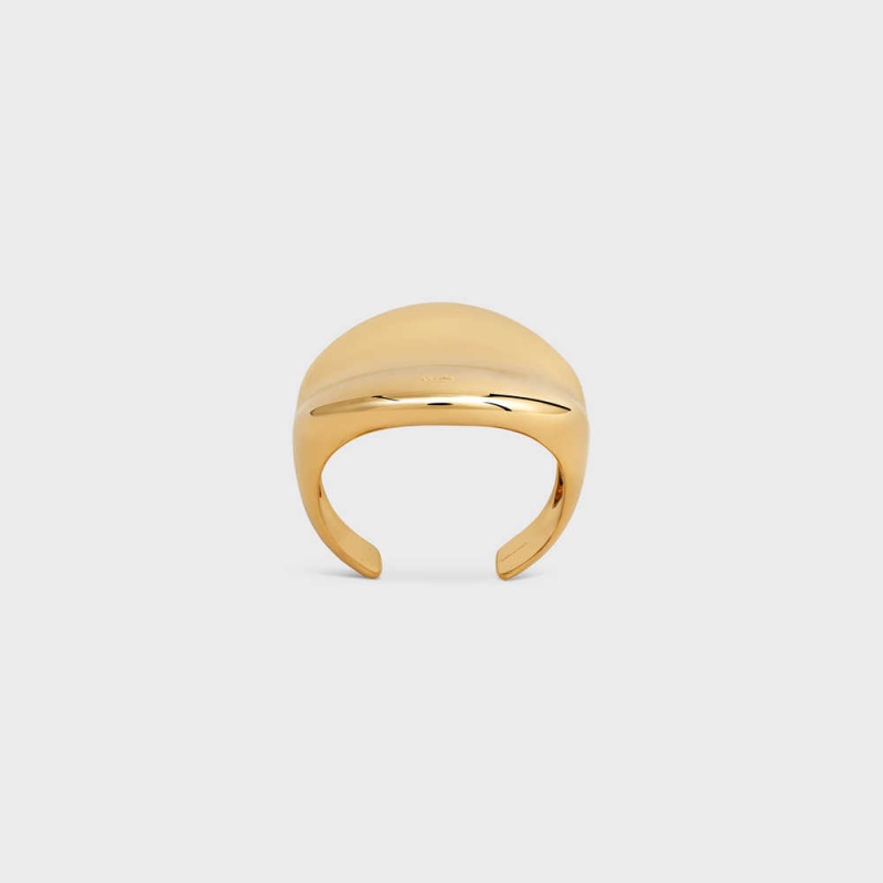 Celine Formes Abstraites Cosmos Cuff In Brass With Gold Finish Bilezik Altın | CL-592226