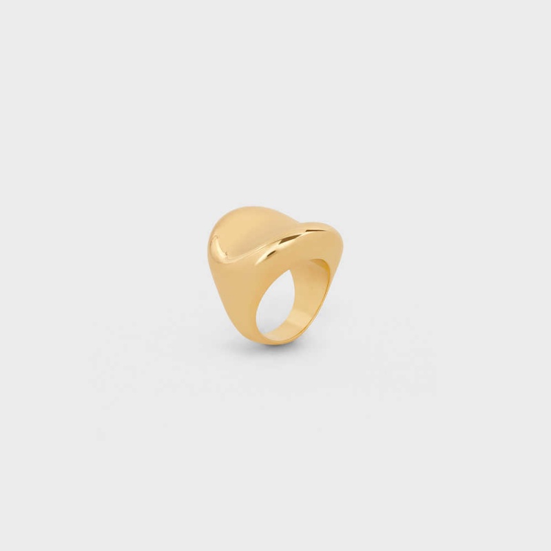 Celine Formes Abstraites Cosmos In Brass With Gold Finish Yüzükler Altın | CL-592194