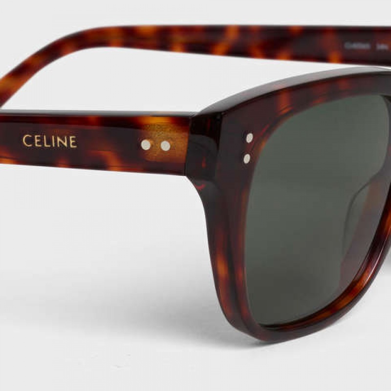 Celine Frame 04 In Acetate Güneş Gözlüğü Kırmızı | CL-591739