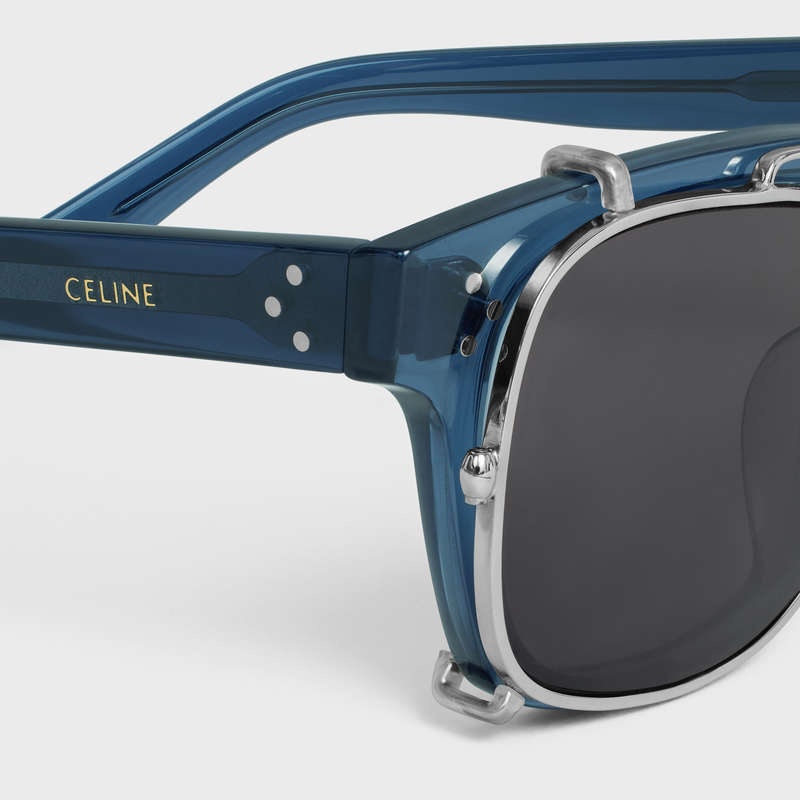 Celine Frame 51 In Acetate With Metal Güneş Gözlüğü Mavi | CL-591733