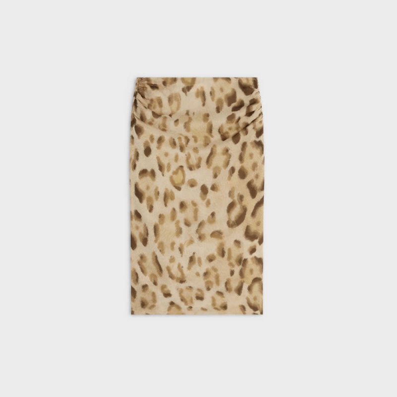 Celine Hobble In Muslin Etek Leopar | CL-592874