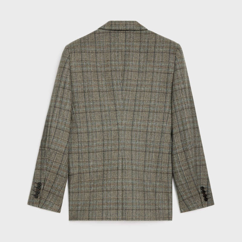 Celine In Prince Of Wales Flannel Mont Çizgili | CL-592003