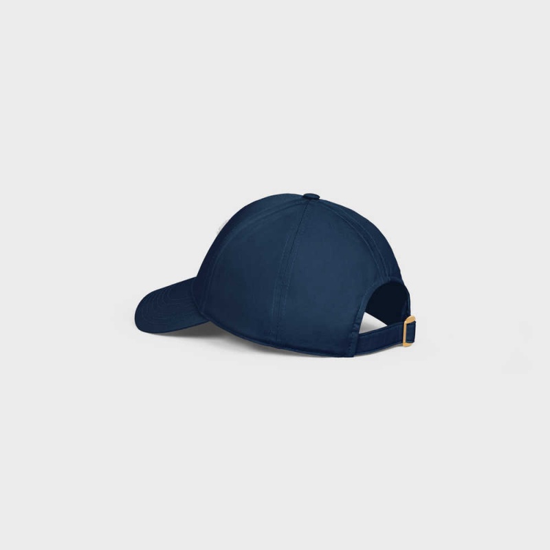 Celine Initial Baseball In Pamuklu Şapka Mavi | CL-592366