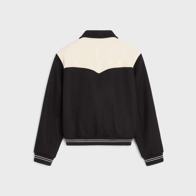 Celine Jack Teddy In Yün Blousons Siyah | CL-591939