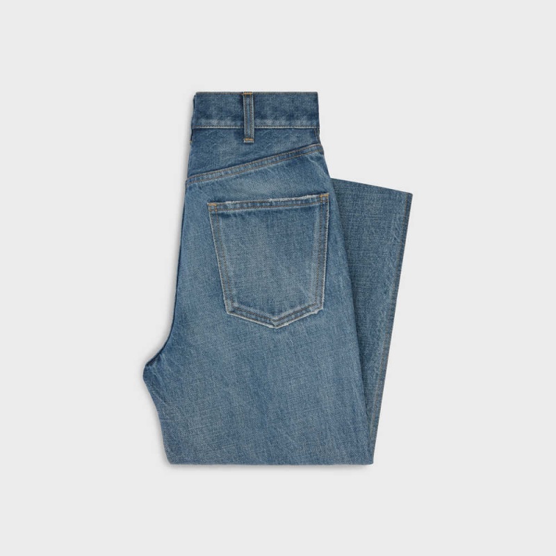 Celine Jane Flare Jeans In Denim Union Wash Pantolon Açık Mavi | CL-592719
