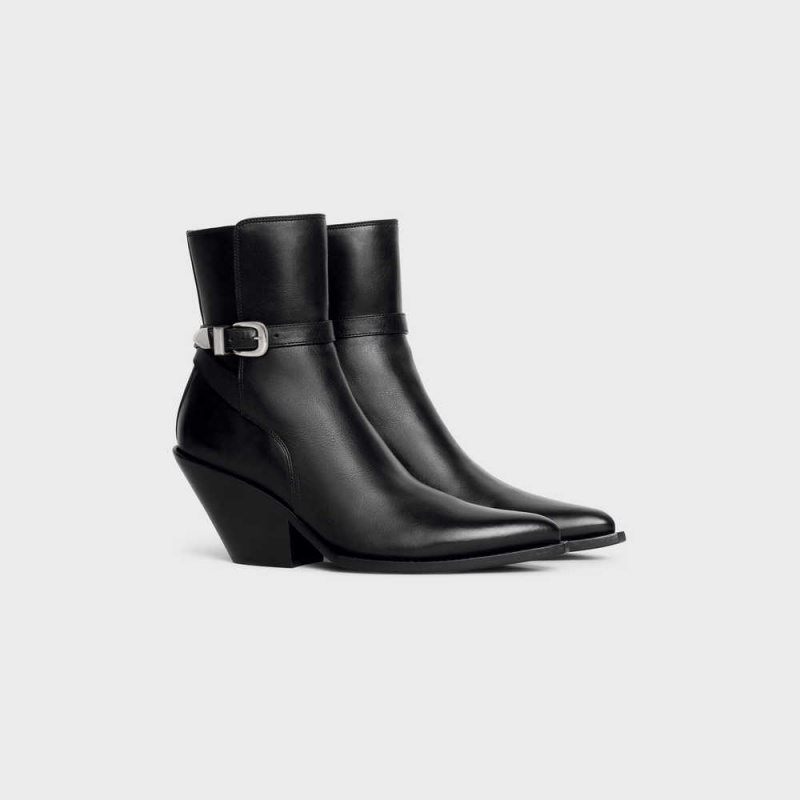 Celine Jodhpur Joan In Calfskin Bot Siyah | CL-592490