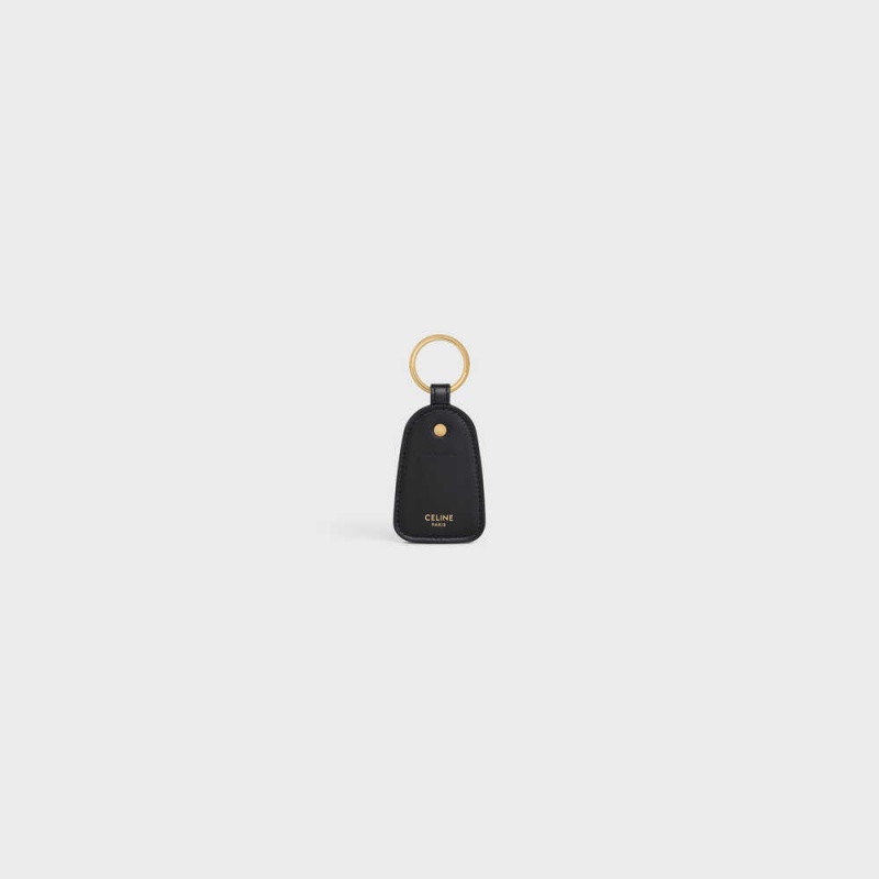 Celine Key Holder In Triomphe Kanvas And Calfskin Kese Çanta Siyah | CL-592893