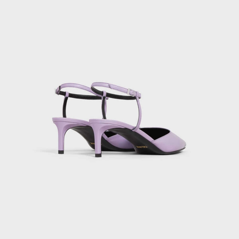 Celine Kitten With Metal Burunlu In Kidskin Stiletto Lavanta | CL-592567
