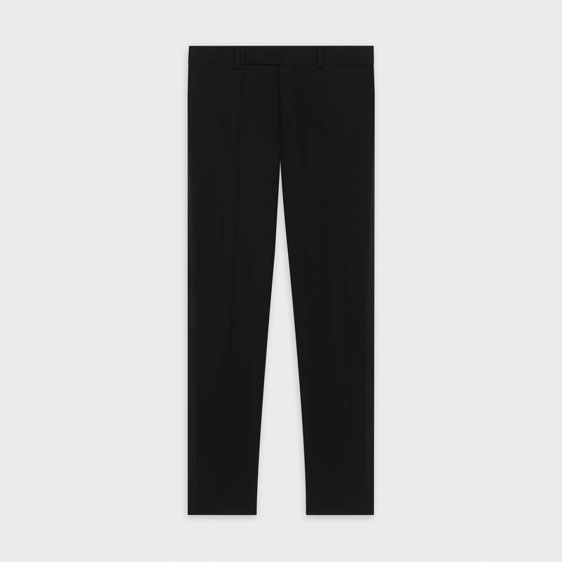 Celine Klasik In Grain De Poudre Pantolonlar Siyah | CL-592022