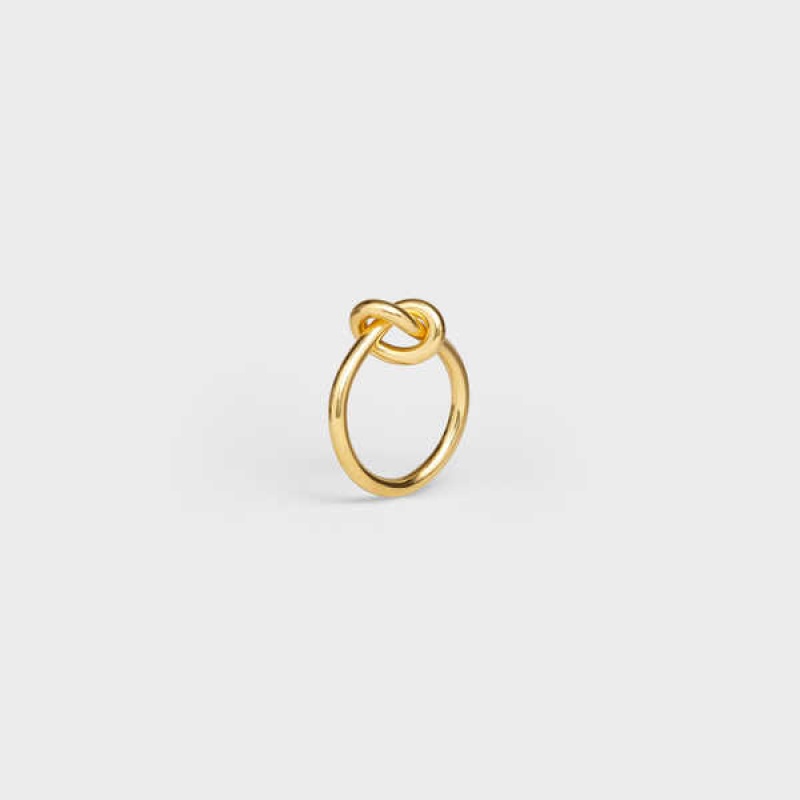 Celine Knot In Brass With Gold Finish Yüzükler Altın | CL-592195