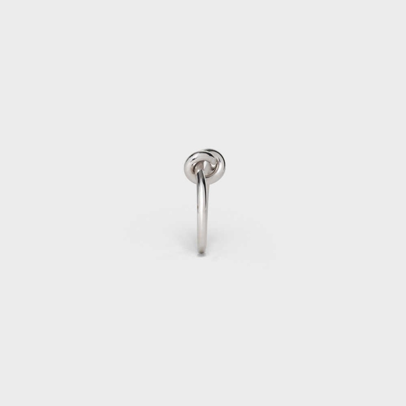 Celine Knot In Brass With Rhodium Finish Yüzükler Gümüş | CL-592196