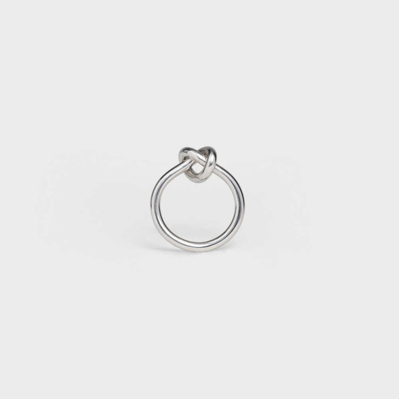 Celine Knot In Brass With Rhodium Finish Yüzükler Gümüş | CL-592196