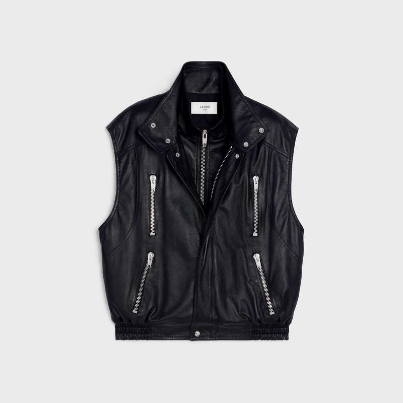 Celine Kolsuz In Soft Leather Siyah | CL-591931