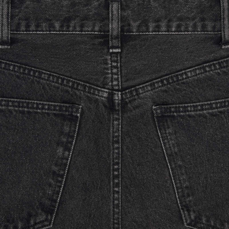 Celine Kurt Jeans In Charcoal Wash Denim Pantolon Gri Açık Mavi | CL-592048
