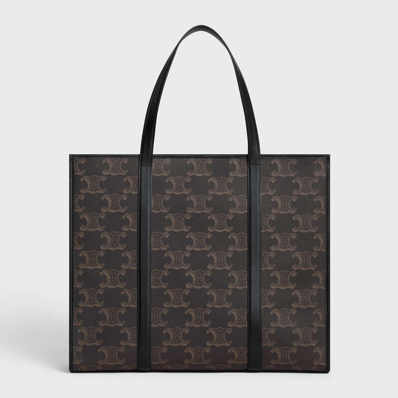 Celine Large In Triomphe Kanvas Xl Cabas Siyah | CL-591830