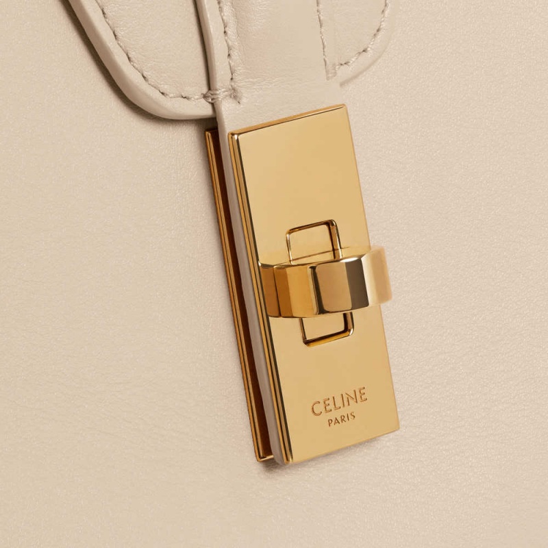 Celine Large Soft Bag In Smooth Calfskin 16 Bej Rengi | CL-593267