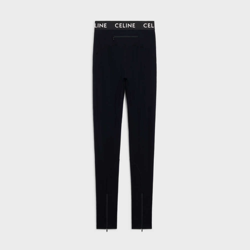 Celine Leggings Technical Jersey Şort Siyah | CL-592754