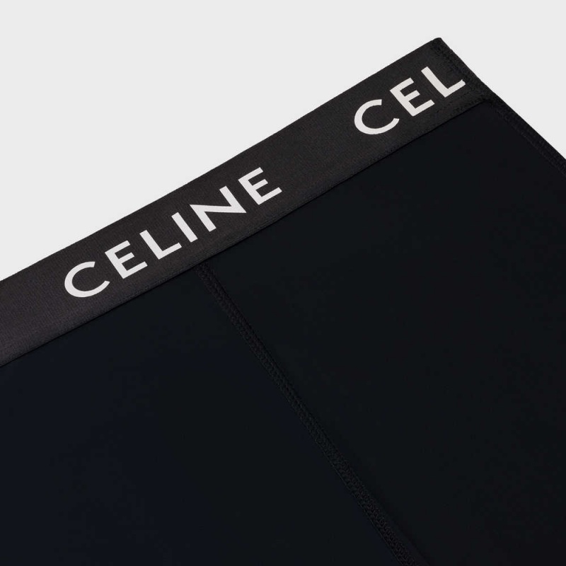 Celine Leggings Technical Jersey Şort Siyah | CL-592754