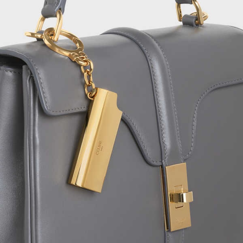 Celine Lighter Case Charm In Brass Küçük Deri Ürünler Altın | CL-592920