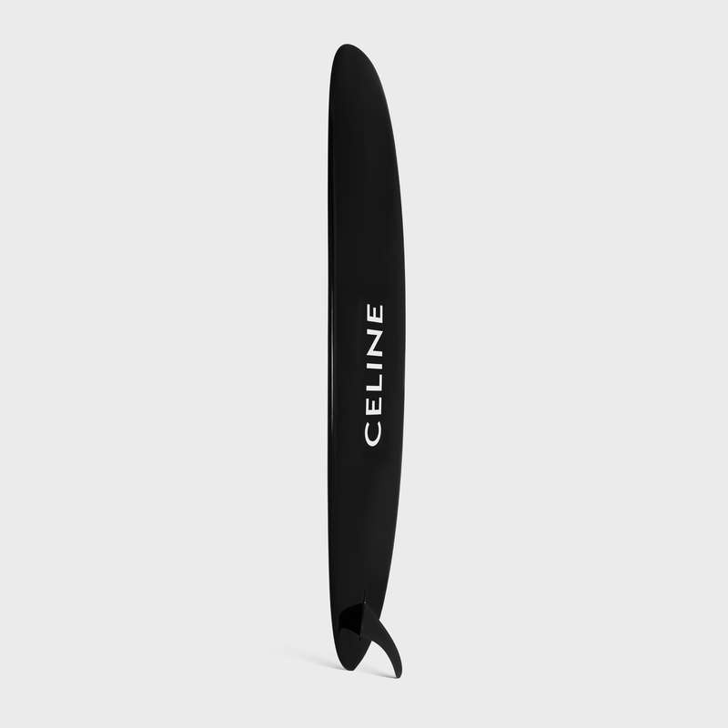 Celine Longboard With Celine Logo In Resin And Fiberglass Lifestyle Siyah Beyaz | CL-591680